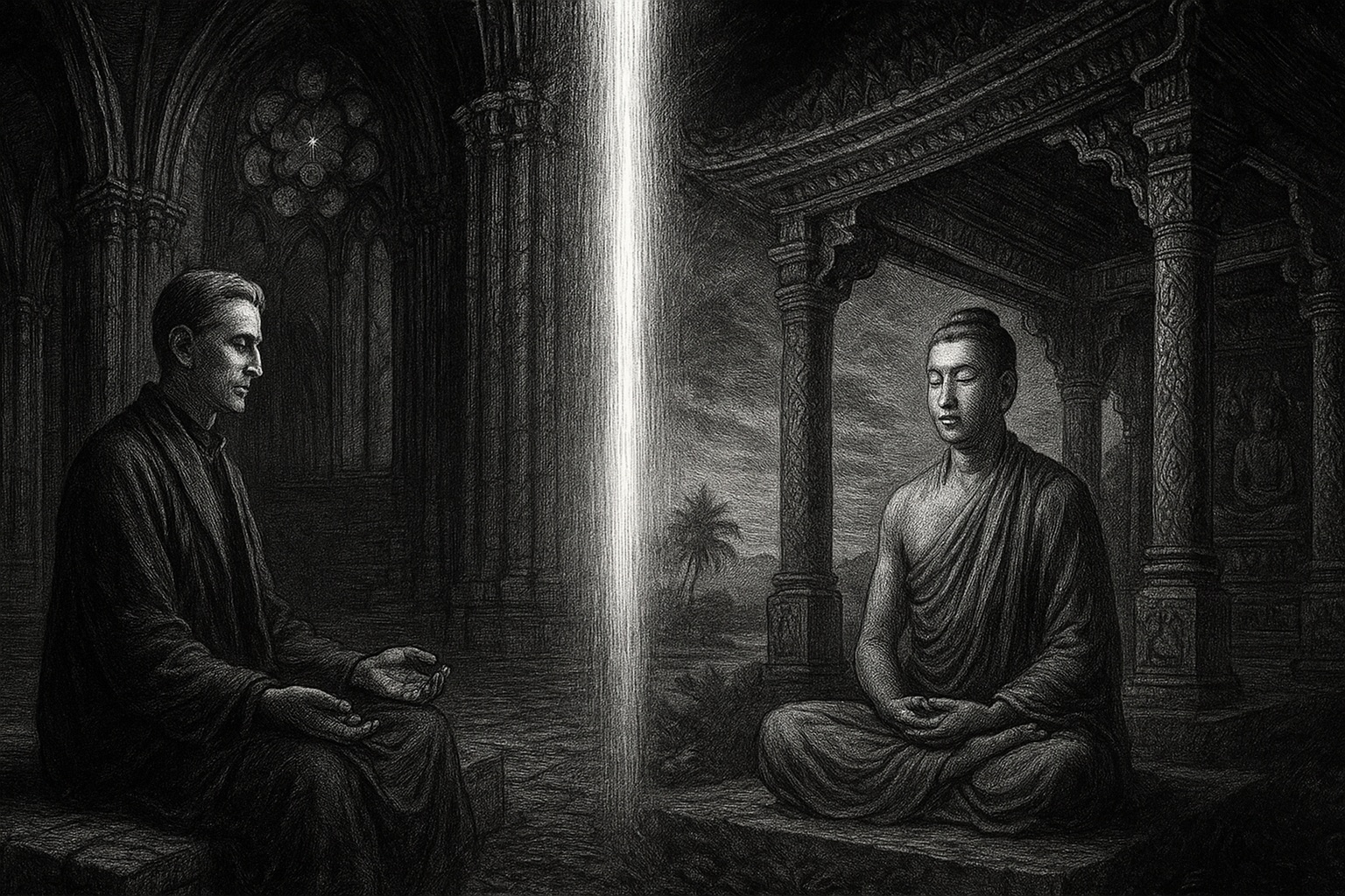 Meditazione: Oriente e Occidente davanti al silenzio.